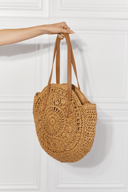 C'est La Vie Crochet Handbag in Caramel