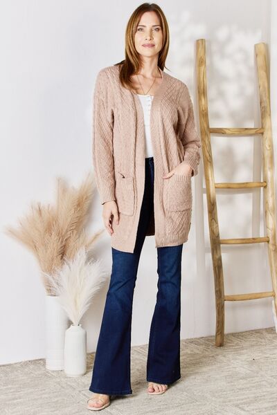 Cassia Cable-Knit Cardigan